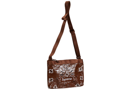Supreme Bandana Tarp Side Bag Brown