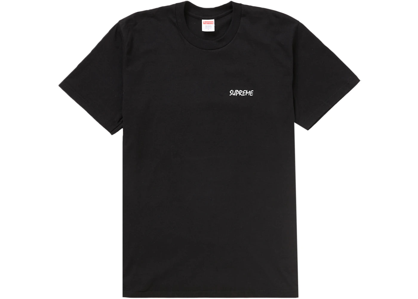 supreme black cat tee (ss24) black