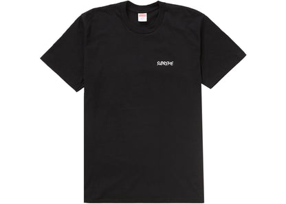 supreme black cat tee (ss24) black