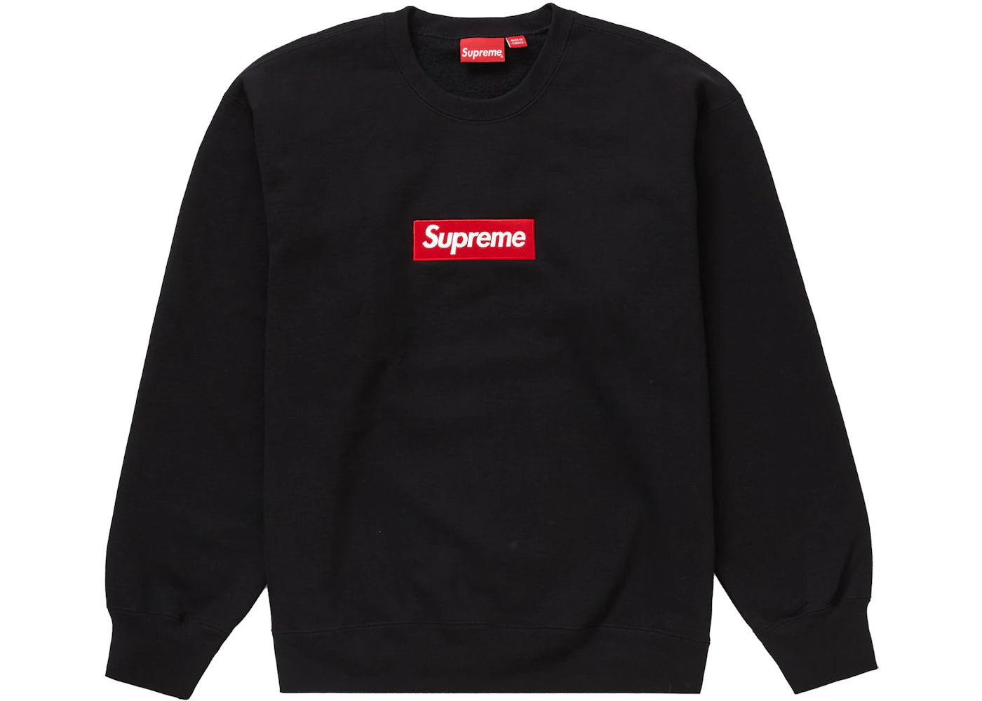 supreme box logo crewneck (fw22) black
