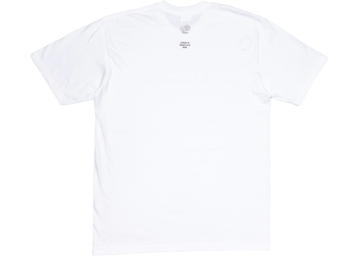 supreme takashi murakami covid-19 relief box logo tee white