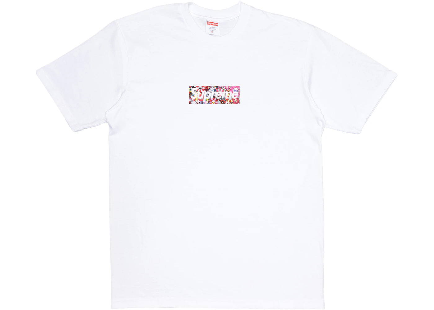 supreme takashi murakami covid-19 relief box logo tee white