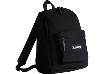 supreme canvas backpack black 