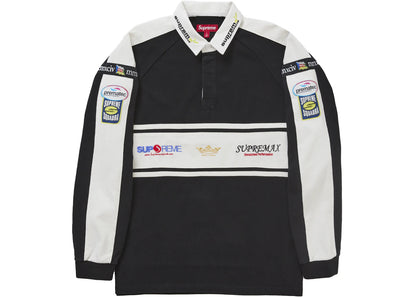 supreme chest stripe rugby black