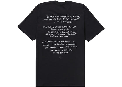 supreme corteiz rules the world tee black