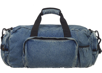 Supreme Denim Duffle Bag Washed Indigo