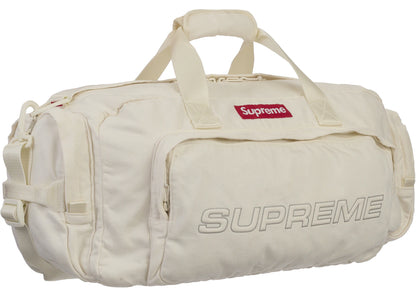 Supreme Denim Duffle Bag White