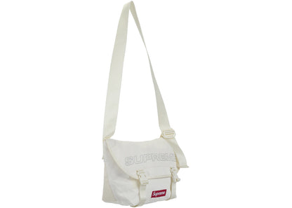 Supreme Denim Messenger Bag White