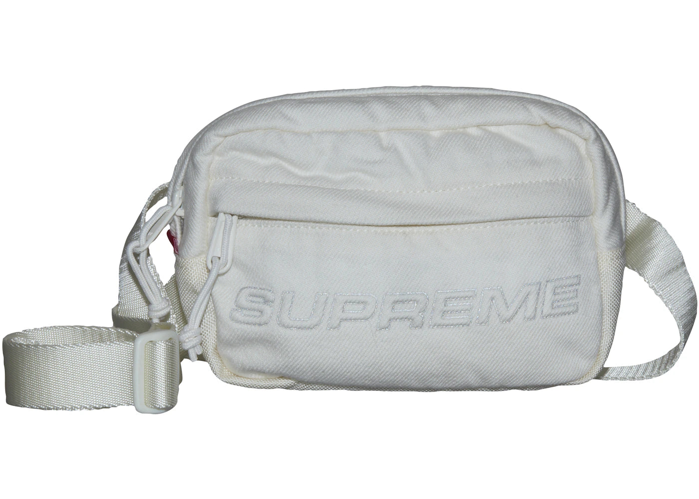 Supreme Denim Mini Shoulder Bag White