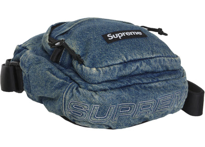 Supreme Denim Shoulder Bag Washed Indigo
