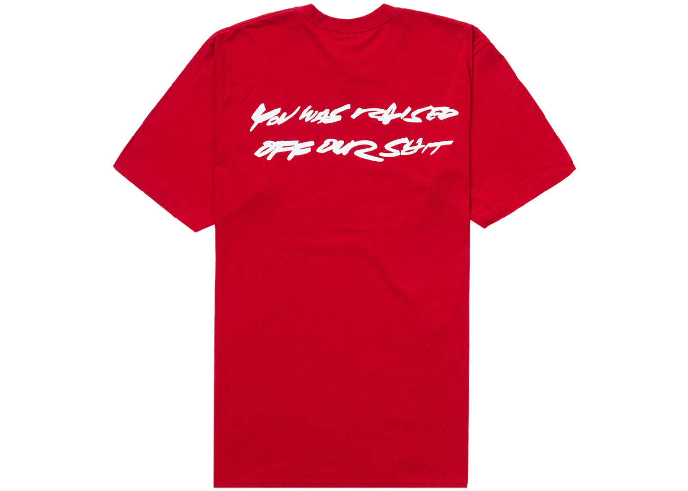 supreme futura box logo tee red