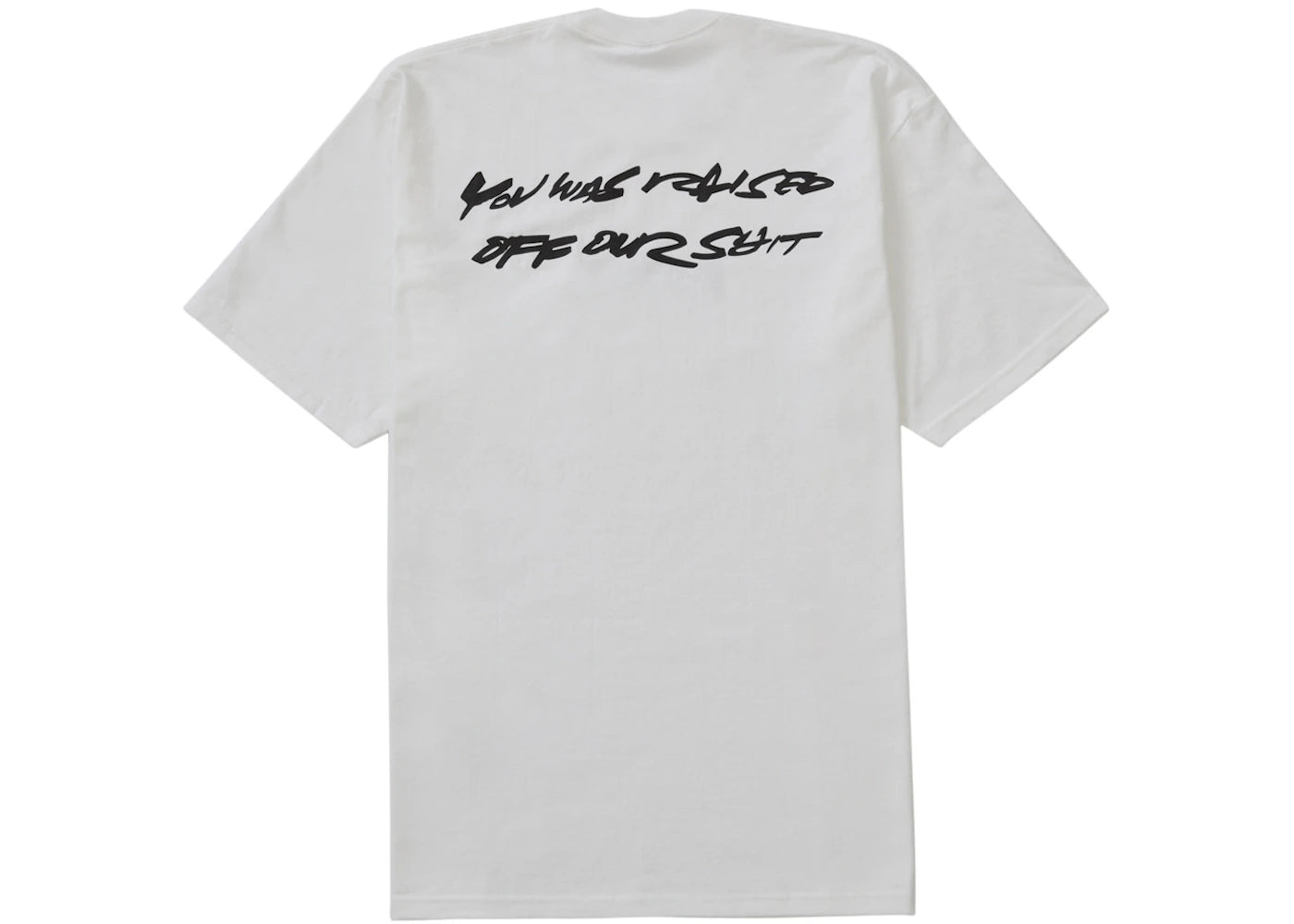 supreme futura box logo tee white