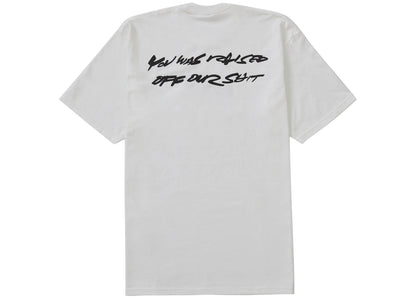 supreme futura box logo tee white