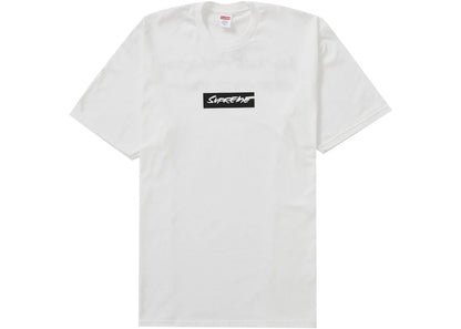 supreme futura box logo tee white