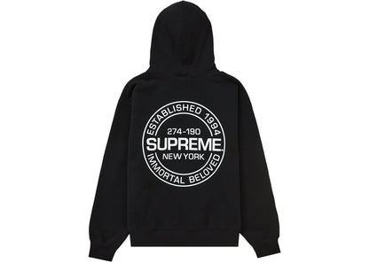 supreme immortal hooded sweatshirt black