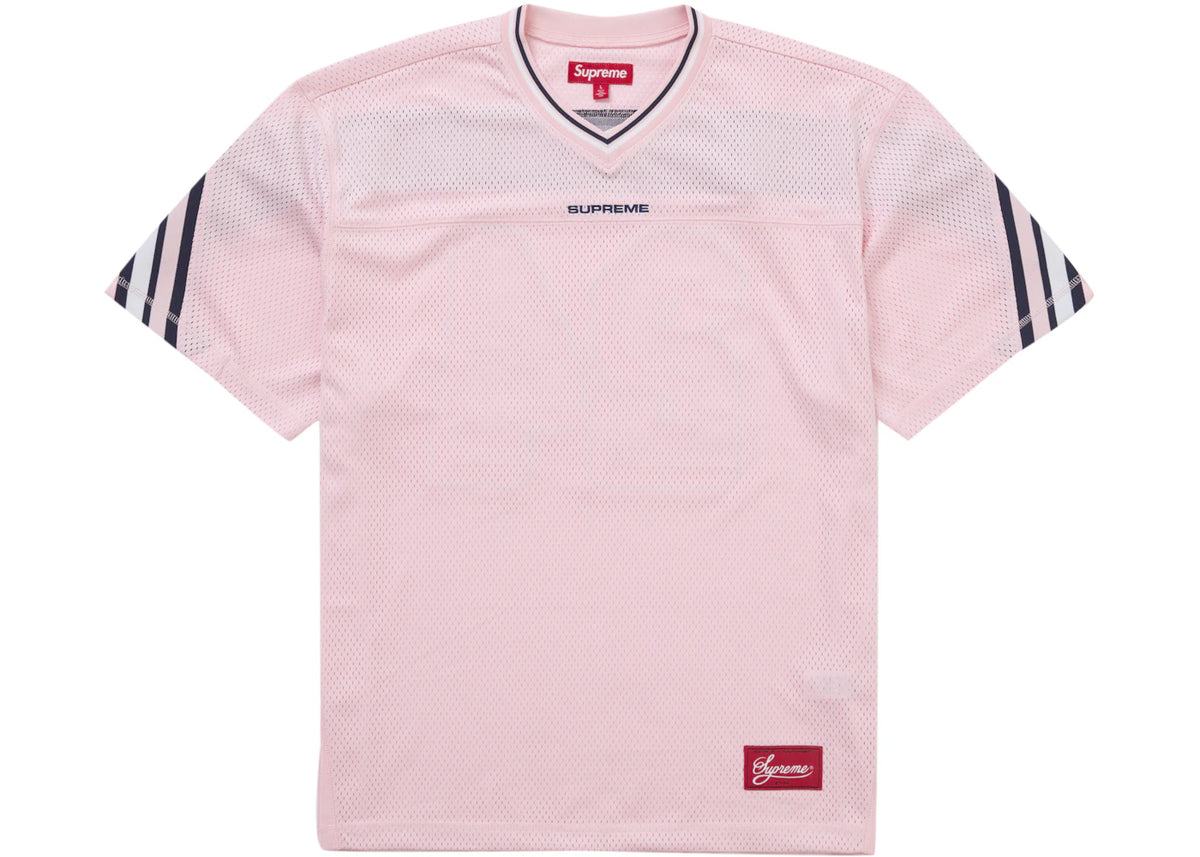Supreme Jacquard Rib Football Jersey Pink India | Kicks Machine