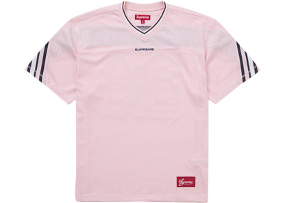 supreme jacquard rib football jersey pink