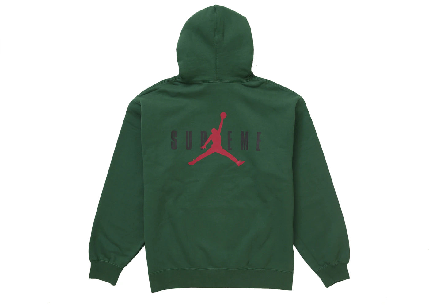 supreme jordan hooded sweatshirt (fw24) green