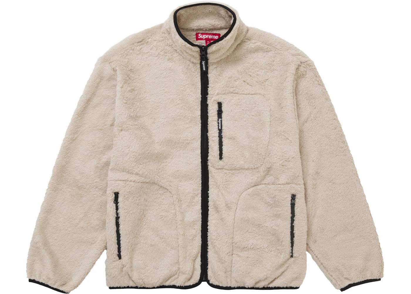 supreme kate moss fleece jacket natural