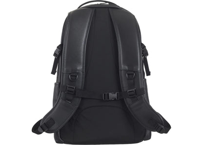 leather backpack black 