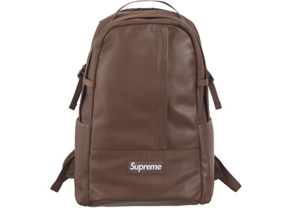 Leather Backpack Brown