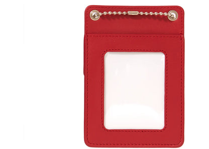 Supreme Leather Id Holder + Wallet Red