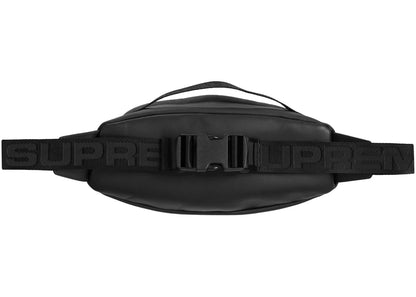Supreme Leather Waist Bag Black
