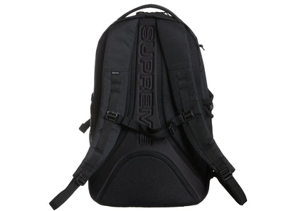 supreme logo backpack black 