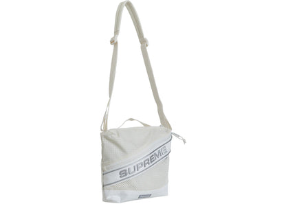 Supreme Logo Shoulder Bag White