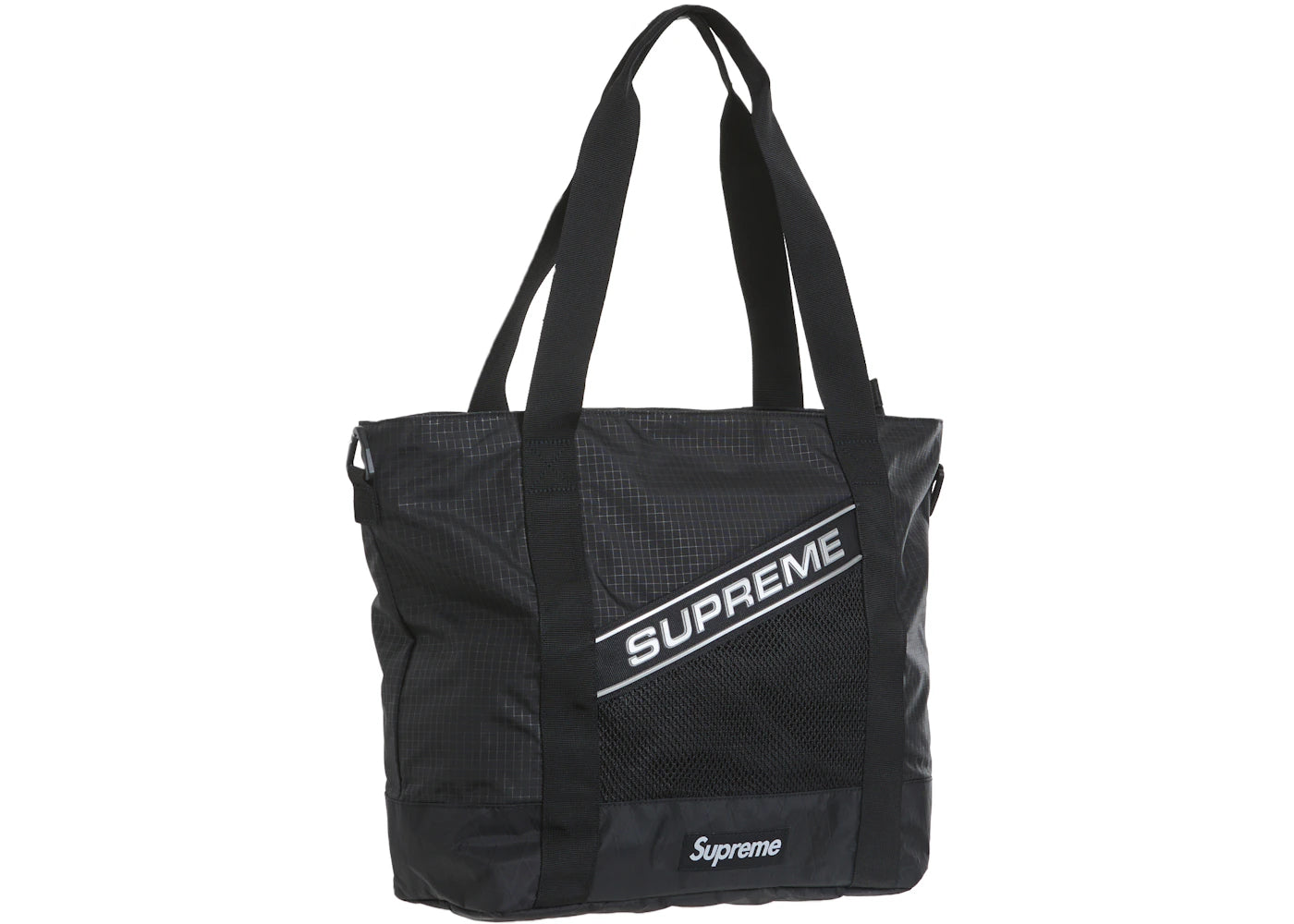 Supreme Logo Tote Bag Black