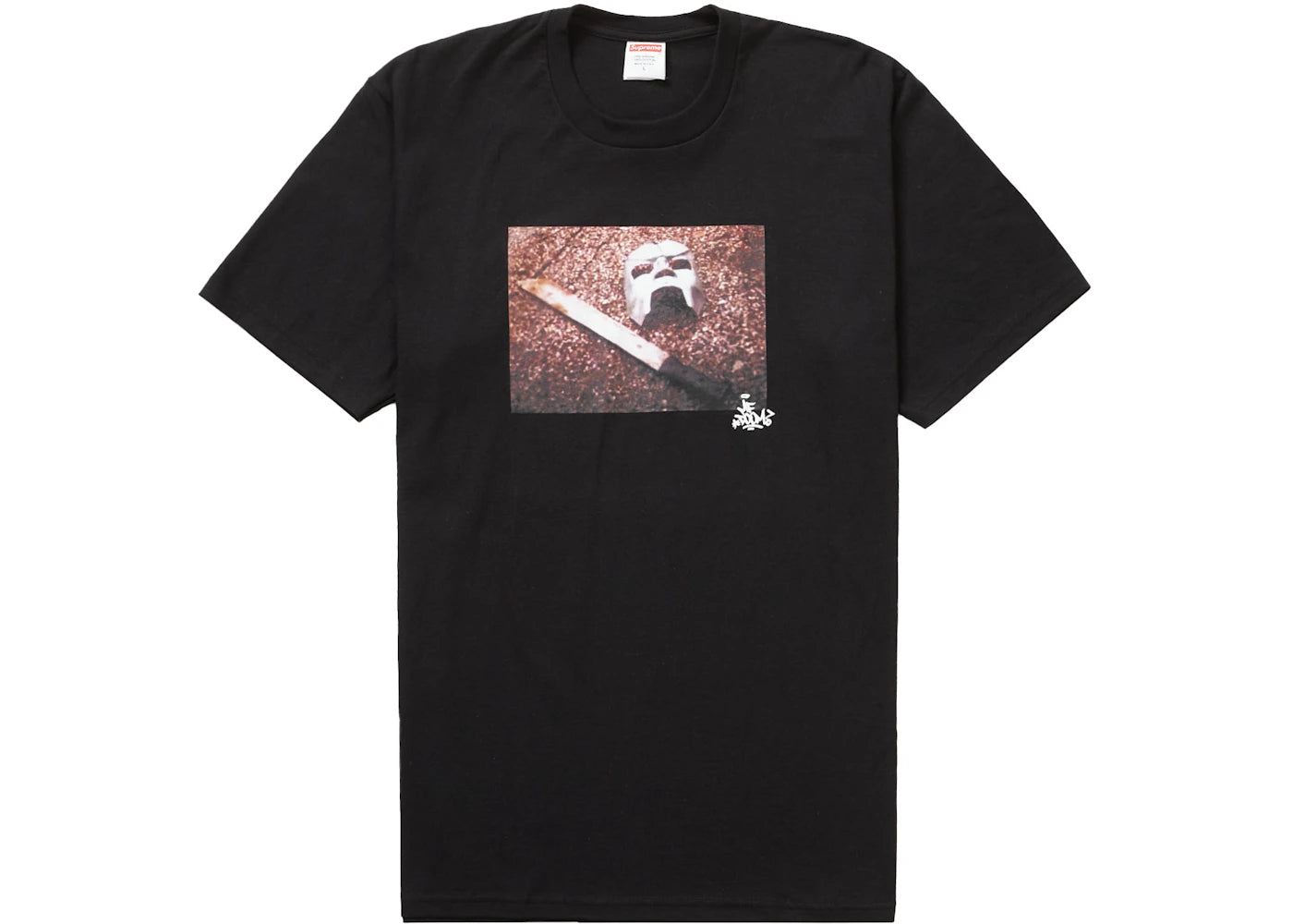 supreme mf doom tee black