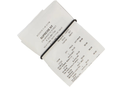 supreme mm6 maison margiela receipt wallet multicolor