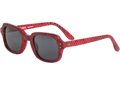 Supreme Marvin Sunglasses Red Snakeskin