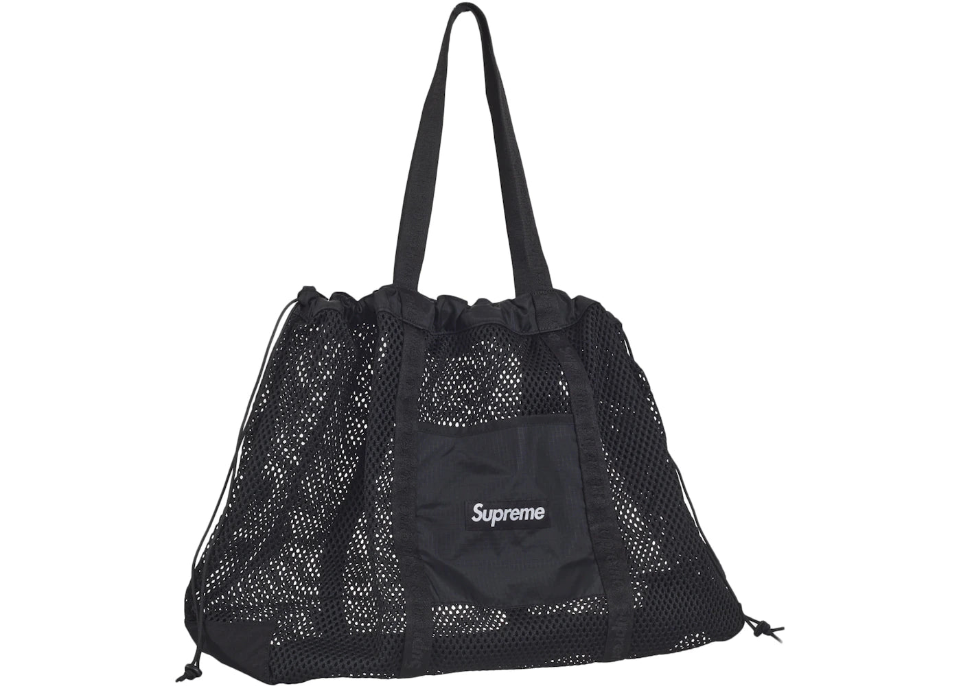 Supreme Mesh Tote Bag Black