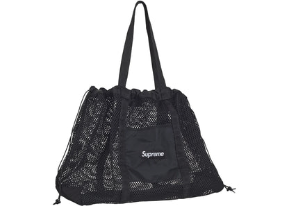 Supreme Mesh Tote Bag Black