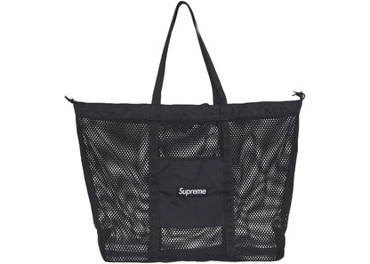 Supreme Mesh Tote Bag Black