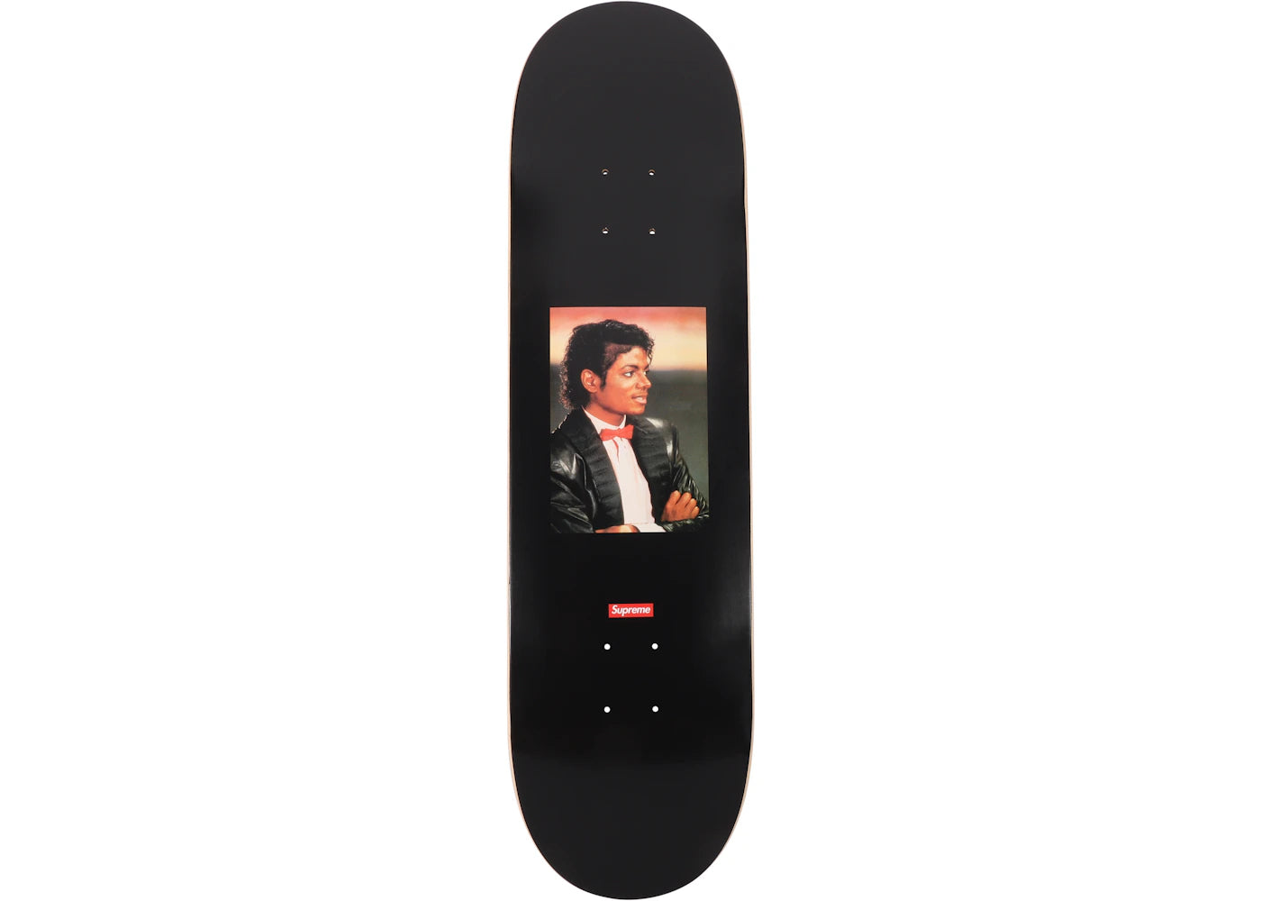 バ*ス様 Supreme Michael Jackson Skateboard Supreme Michael Jackson Skateboard Deck Black – Kicks Machine