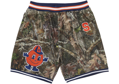 supreme mitchell & ness ncaa basketball short woodland camo