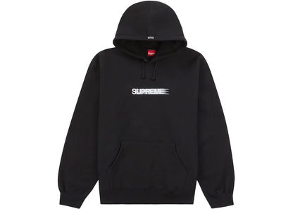 supreme motion logo hooded sweatshirt (ss23) black