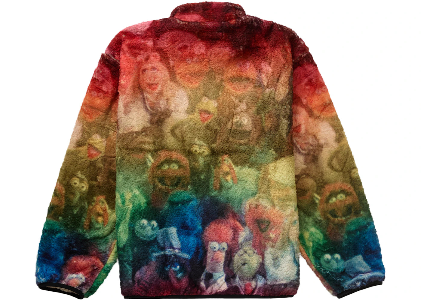 supreme muppets fleece jacket multicolor