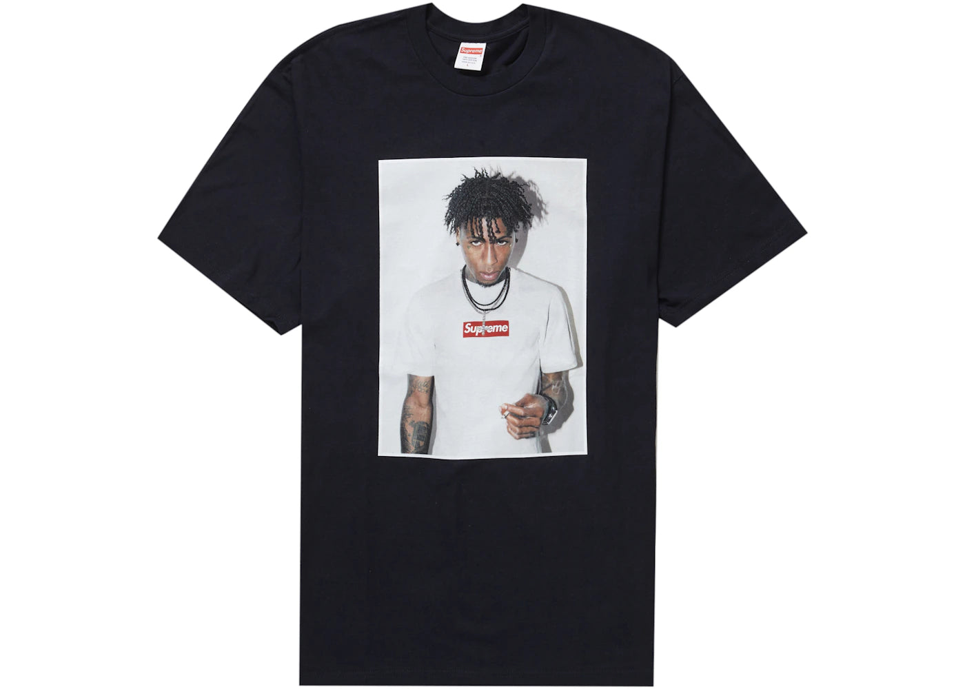 supreme nba youngboy tee black