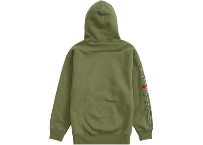 supreme nike hooded sweatshirt olive