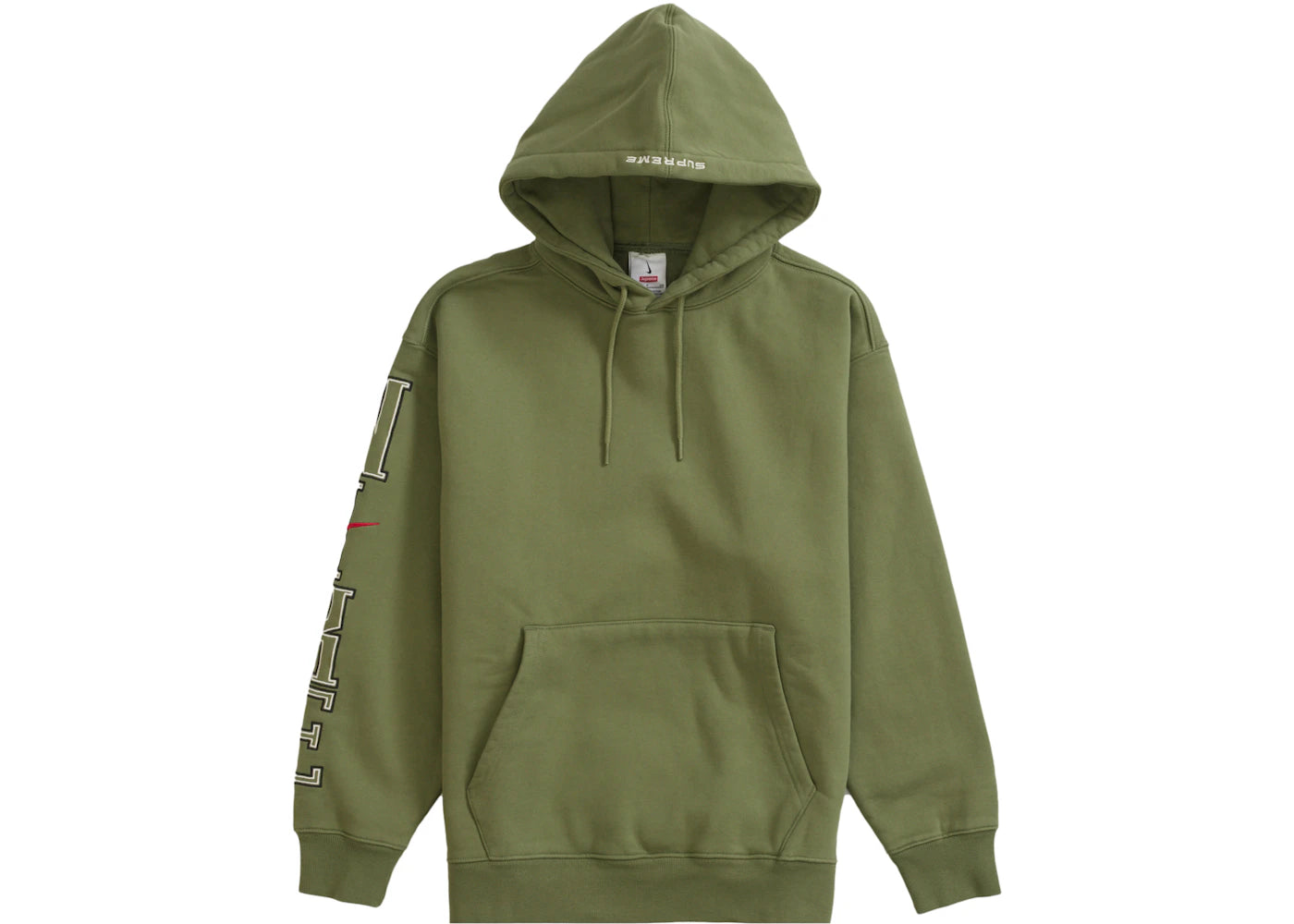 supreme nike hooded sweatshirt olive