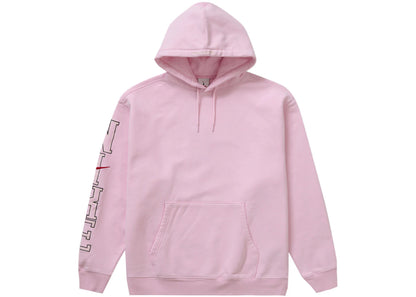 supreme nike hooded sweatshirt light pink