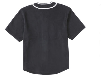 supreme polartec baseball jersey black