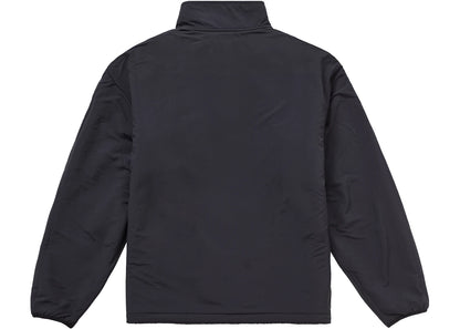 supreme polartec shearling reversible pullover (fw24) black