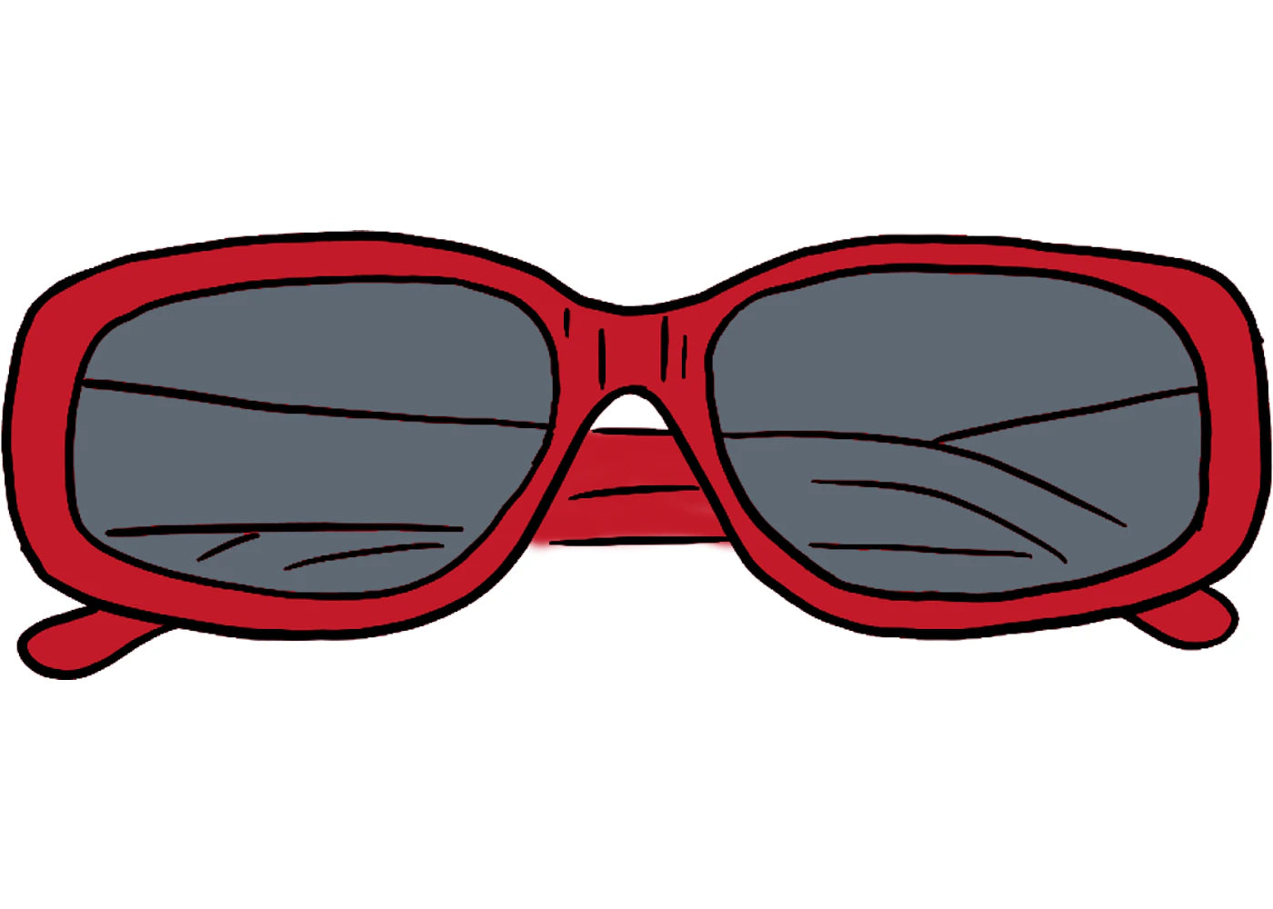 Supreme Royce Sunglasses Red