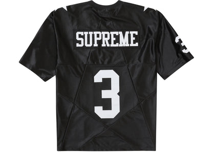 supreme star football jersey black