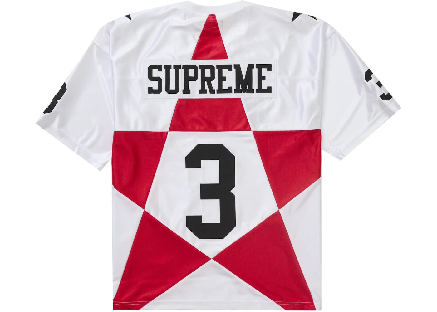 supreme star football jersey white