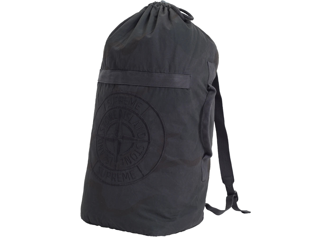 supreme stone island camo backpack black camo 